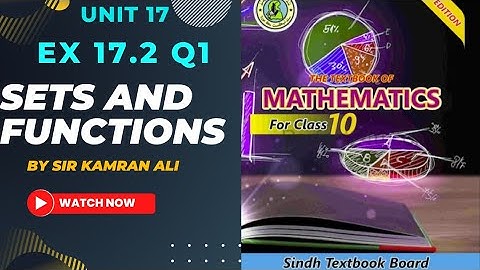 New book of class 10 | Exercise 17.2 q1 complete | by Sir Kamran Ali