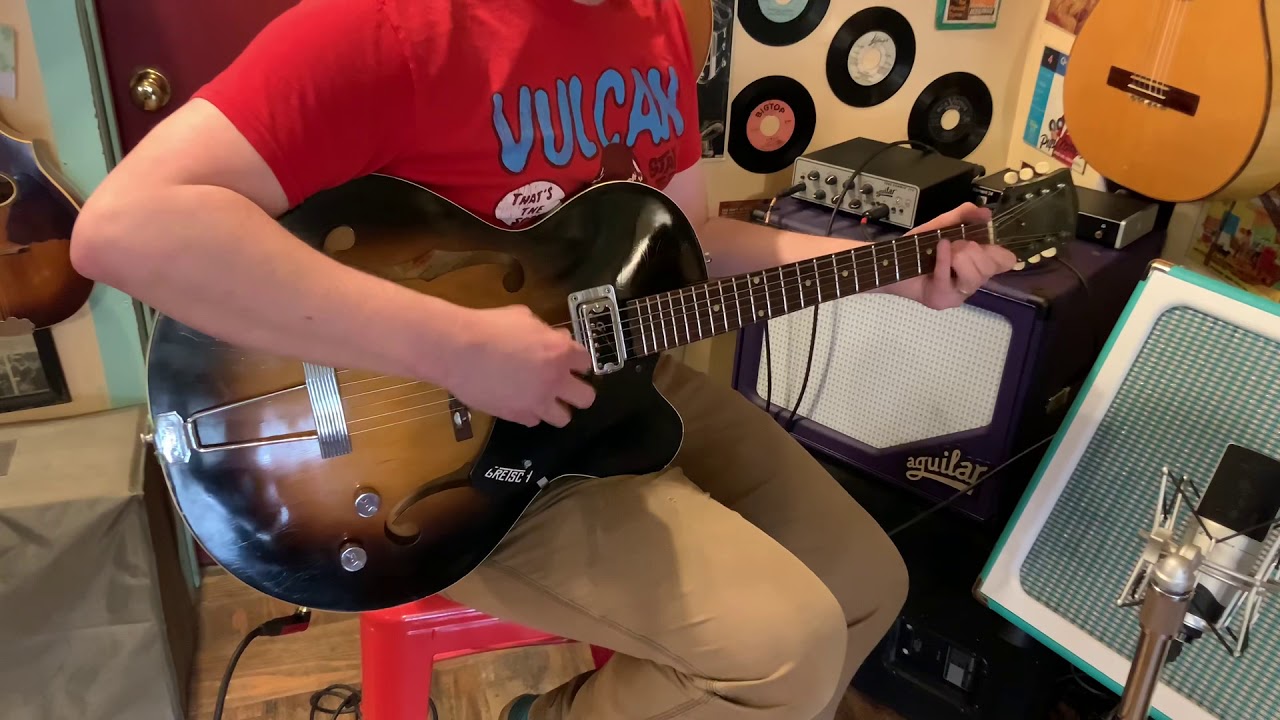 GRETSCH 6186 Clipper 64年製 1964 Gretsch 6186 Clipper hollowbody electric guitar - YouTube