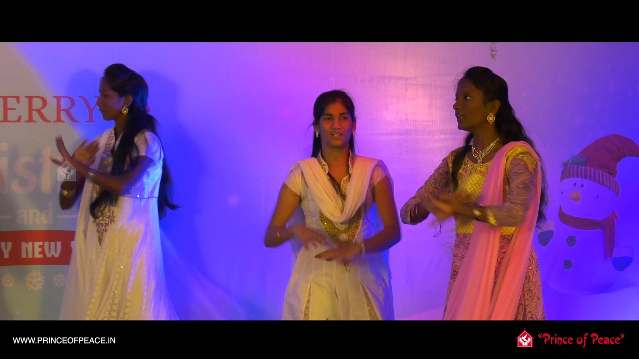 Kartharae velicham ennaku  youth girl dance  Prince of peace Thiruvallur  Christmas dance 2019