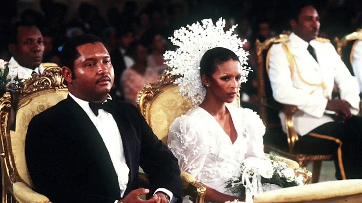Mariage de Jean Claude Duvalier et Michele Bennett...