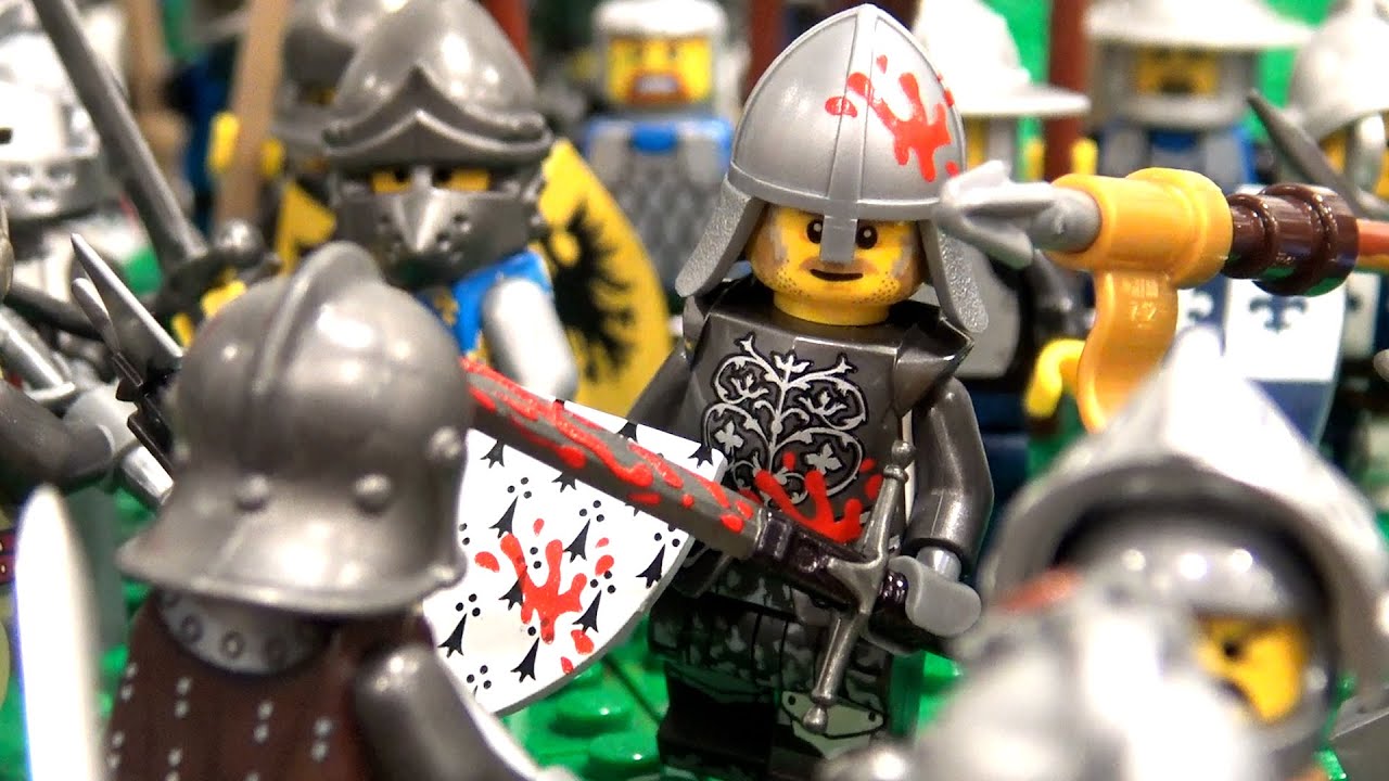 LEGO Battle of Castillon with 500 Minifigs! Hundreds Years' War