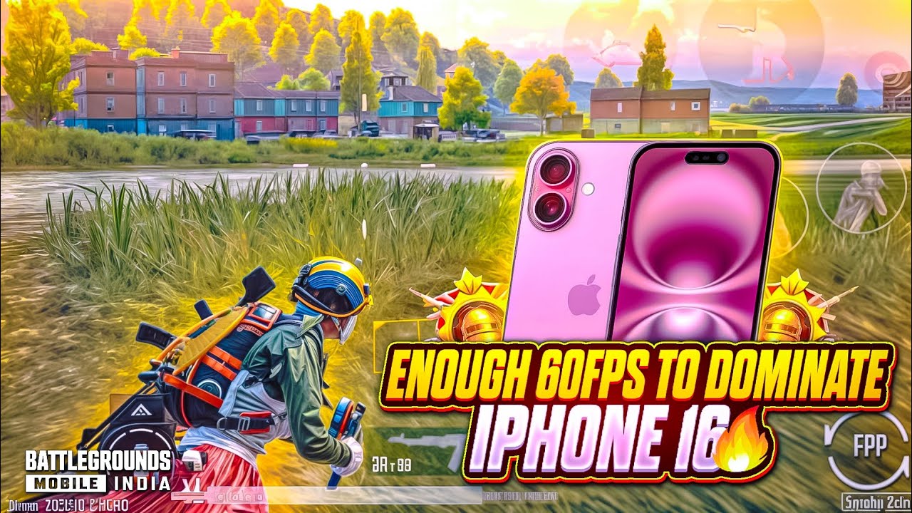 60 FPS Domination on iPhone 16 🔥 | Smoothest BGMI Gameplay Ever‼️ - YouTube