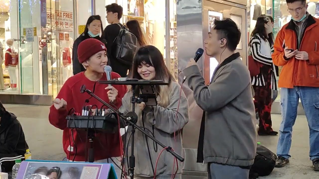 (33)2024-02-18-O.S.T 泰雅的後代-對的人(原唱: 戴愛玲)-O.S.T 泰雅的後代@台北西門町Uniqlo前