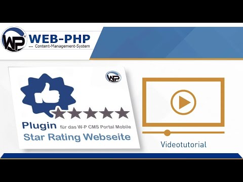 Star Rating Webseite - Plugin für W-P CMS Portal Mobile Videoportal Plugin für W-P CMS Portal Mobile