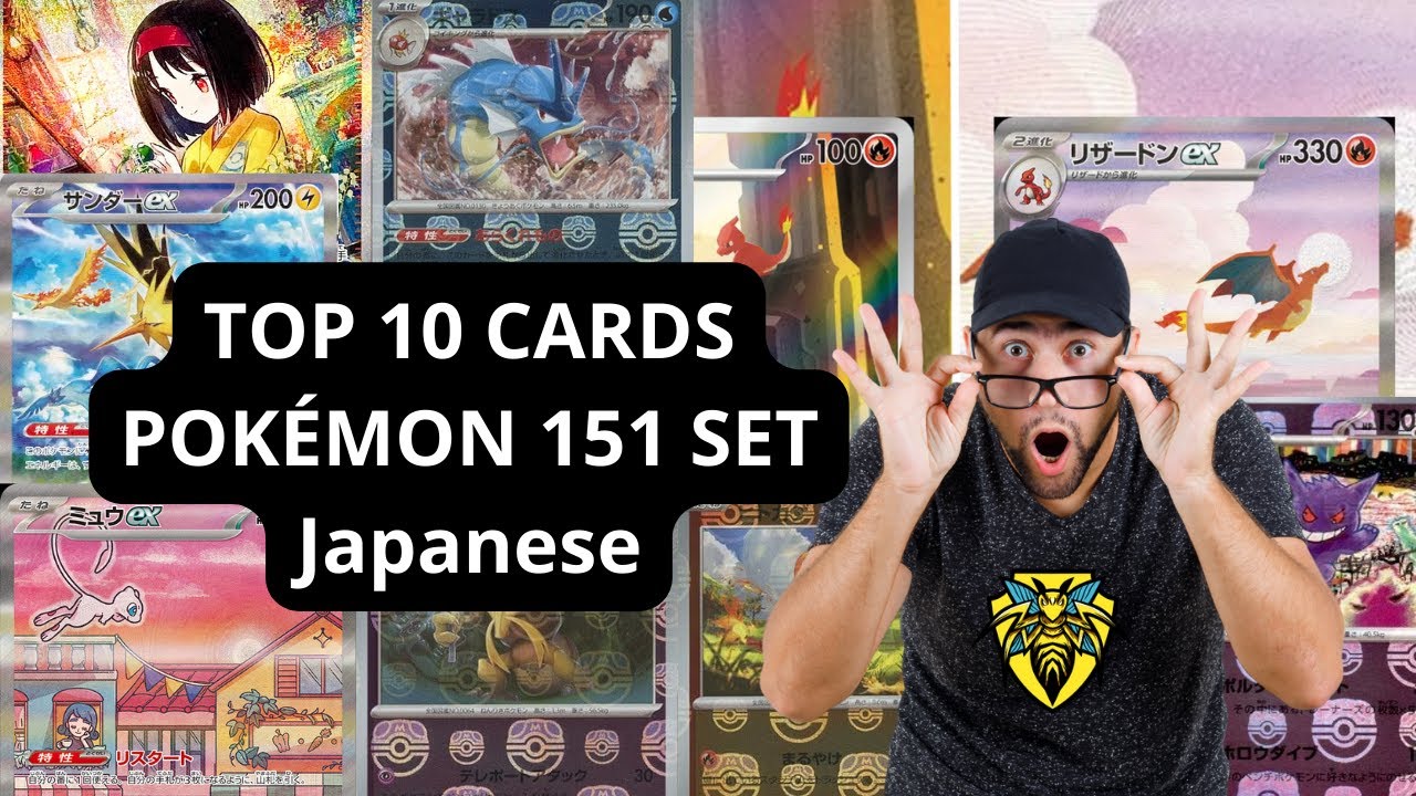 Pokémon Card 151-set: The Most Expensive Cards from the japanese sets.