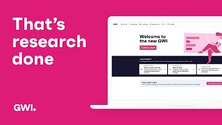 The New GWI Platform