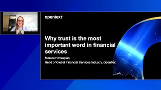 Why trust is the most important word in financial services