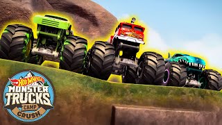 Hot Wheels Monster Trucks Face the Greatest Challenge Ever!    Monster Truck Videos for Kids