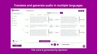 Speaktor: Read Aloud & Voiceover Any Text screenshot 4