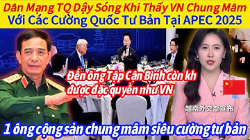Dạng Xã Hội TQ Dậy Sóng Khi Thấy VN "Chung Mâm" Với Các Cường Quốc Tư Bản Tại APEC 2025
