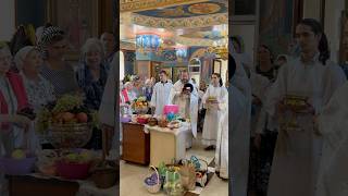 Освящение винограда и др.плодов в день праздника Преображения Господня