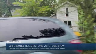 Affordable housing fund vote tomorrow