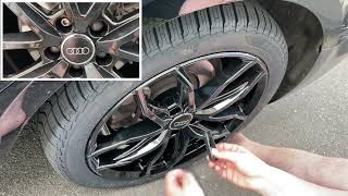 Athlete Statistics How to replace your Wheel Lug Nut Bolt Cover - Audi A4/S4 Avant DIY