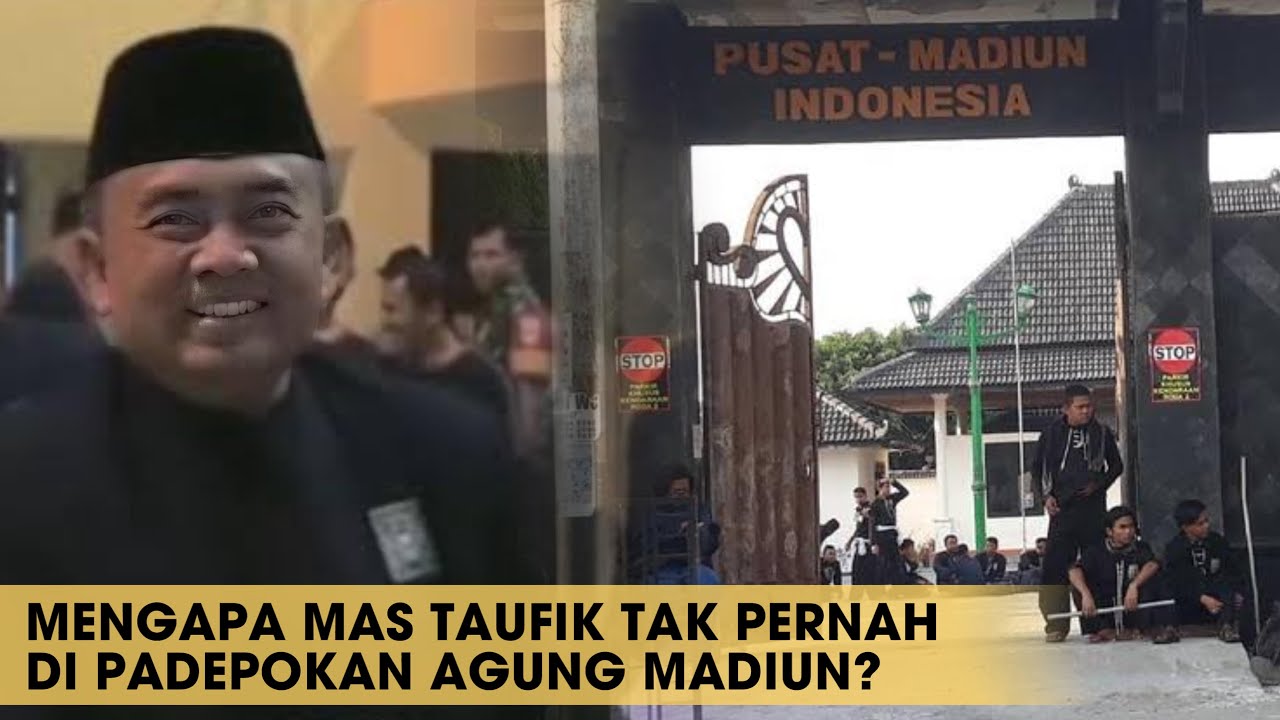 mengapa Mas Taufik tak pernah di Padepokan Agung Madiun? Dan Jarang memakai Sakral PSHT?