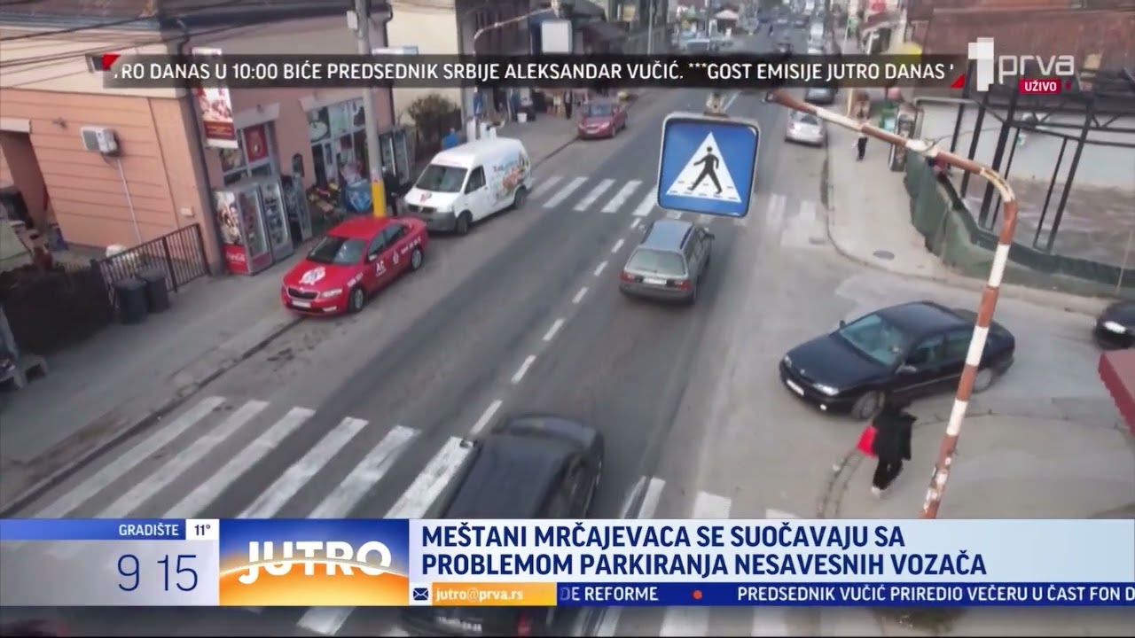 Prva TV - Meštani Mrčajevaca digli glas protiv nesavesnih vozača