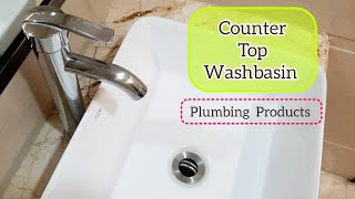 What Products Used in Counter Top Washbasin, Plumbing Washbasin Fitting, Plumbing Products