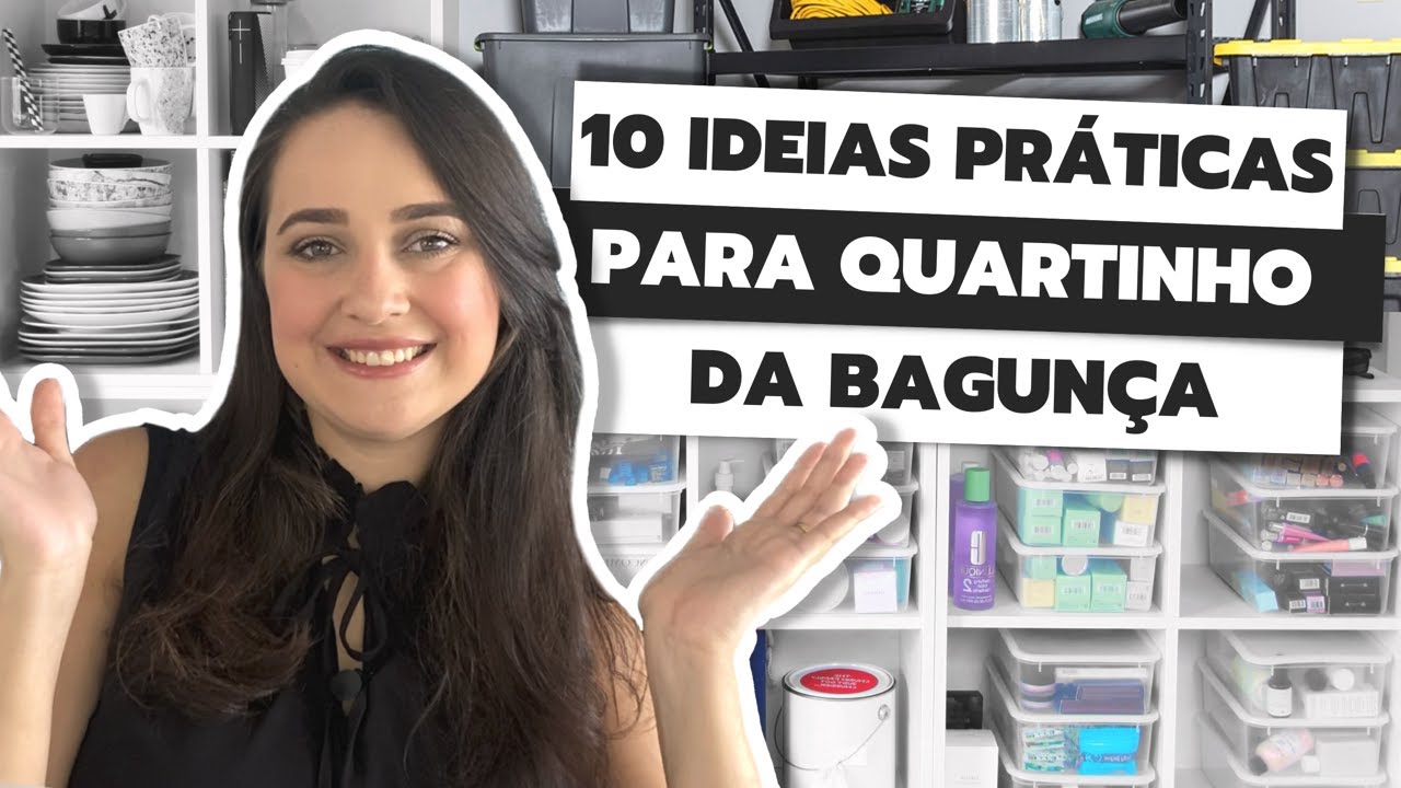 10 IDEIAS PRÁTICAS E FÁCEIS PARA ORGANIZAR QUARTINHO DA BAGUNÇA | COMO ORGANIZAR QUARTO DA BAGUNÇA