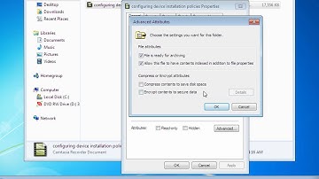 how to compress files using ntfs compression in windows 7.mp4