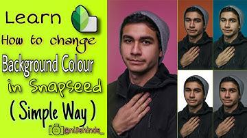 Background color change of image on Mobile | Curves Tool | Snapseed tutorial | Mobile photo editing