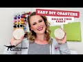 Easy Dollar Tree DIY Coasters | Budget Friendly Home Craft