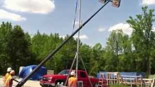 Pole Dancer and Escort Set 40' Steel Light Pole