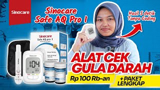 GLUKOMETER 100 RIBUAN APAKAH WORTH IT? REVIEW + CARA MENGGUNAKAN SINOCARE SAFE AQ PRO I