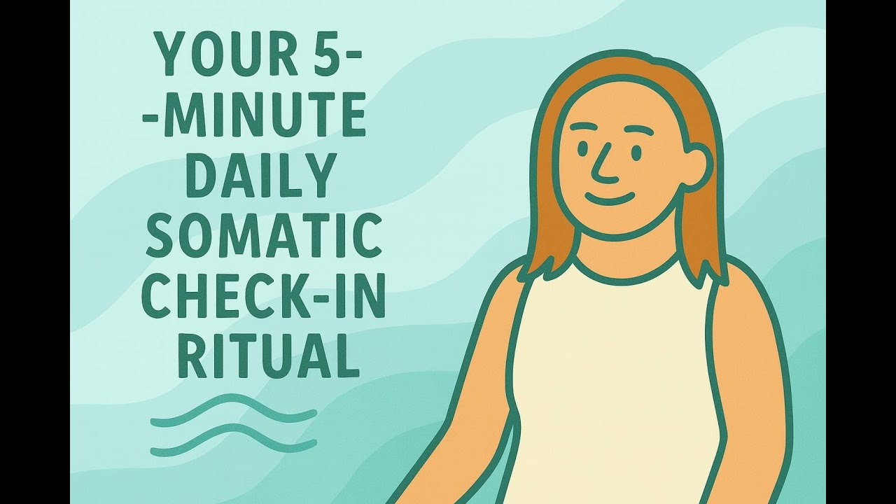 Somatic Check In Your 5-Minute Daily Somatic Check-In Ritual 🌿💙#fyp #selflove #love # ...