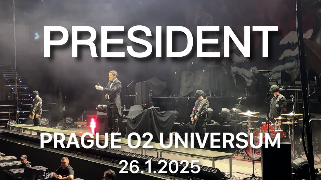 PRESIDENT Band - Prague 26.1.2026 O2 Universum🔥