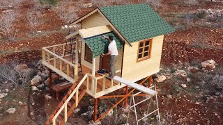 Build a Wooden House from Start to Finish (Full Measurements)