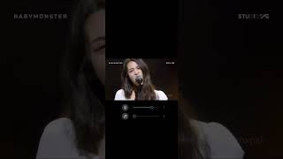  Dangerously W Acapella ahyeon babymonster