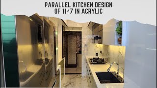 Parallel Kitchen Ideas | 11*7 Parallel Kitchen