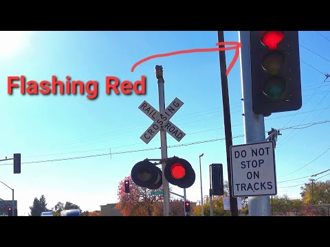Railroad Crossings Near Intersections Set To Flash Red When Activated