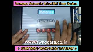 How to set/install Swaggers Automatic School Bell Timer System..??