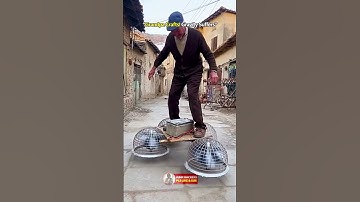 From Old Junk to Flying Tech! Grandpa’s Hoverboard Works!!!🔥🛠️