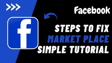 How To Fix Market Place not Working on Facebook !! Facebook Marketplace Not Working 2023