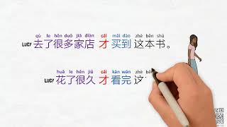 才 (cai) as an adverb and a verb in Chinese -  Chinese Grammar Simplified