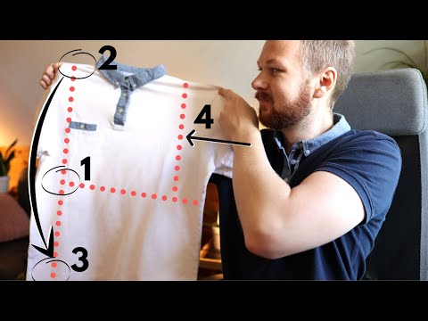 Comment plier un FAST Polo Shirt (2 deuxième pli + Plus)