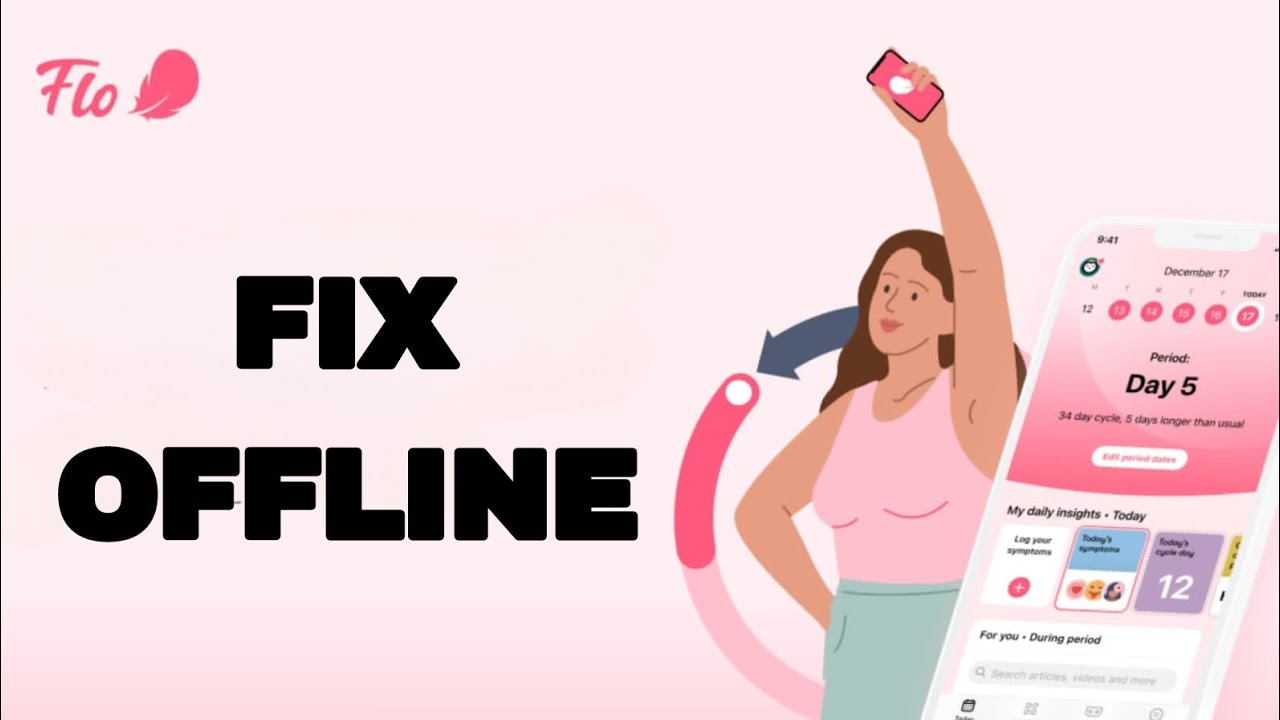How To Fix And Solve Offline On Flo Period App | Easy Fix - YouTube