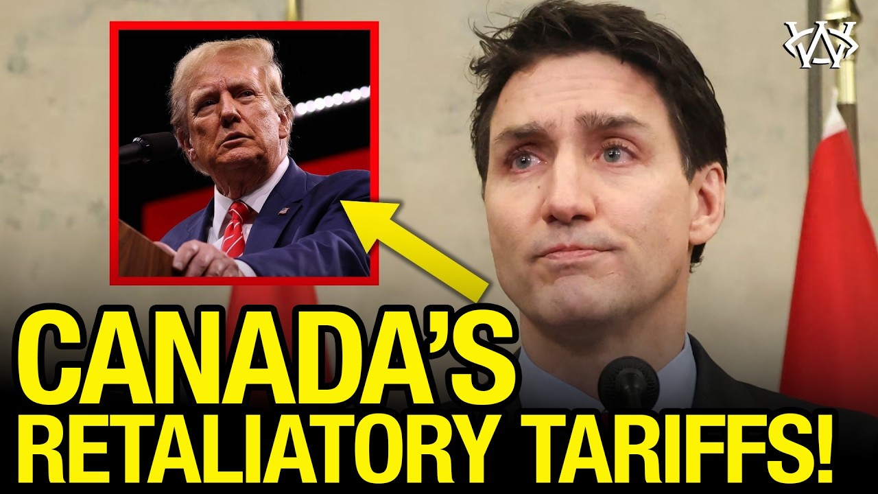 Canada HITS BACK with 25% Tariffs on US Goods Amid Trade War - YouTube