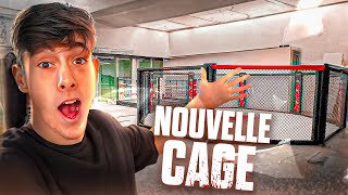 On a reçu une cage de MMA toute neuve