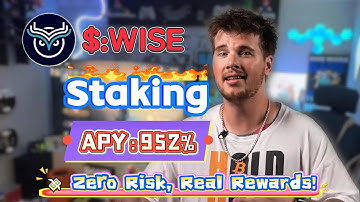 💎 900%+ APY on Staking WISE – Earned $500+ a Day! Don’t Miss the Best Passive Income in Crypto! 🔥