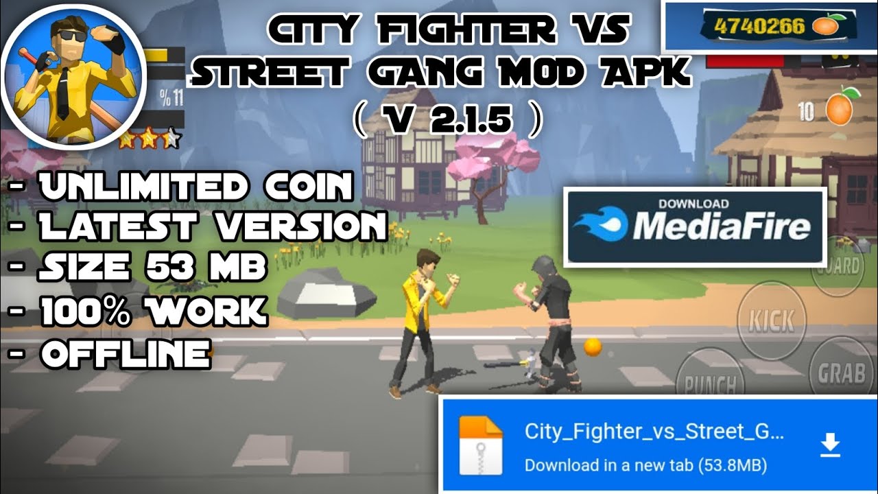 DOWNLOAD CITY FIGHTER VS STREET GANG M0D APK TERBARU 2023