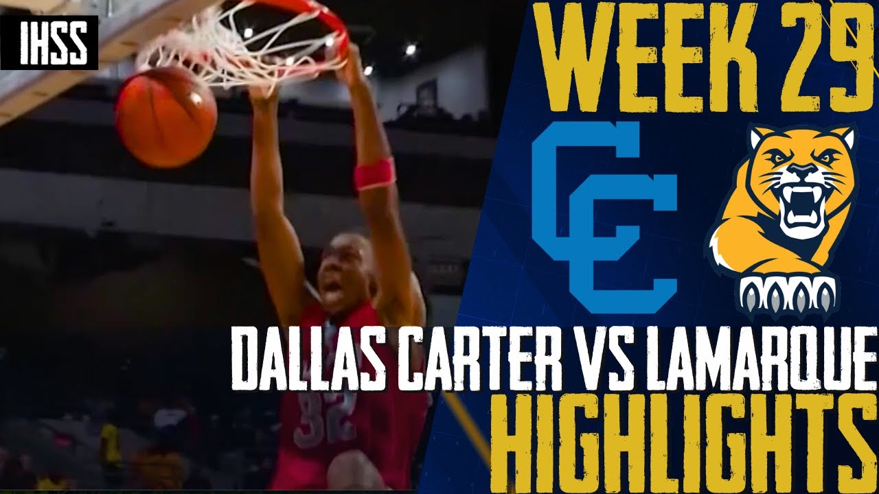 Dallas Carter Wins First Ever State Basketball Title vs LaMarque - YouTube