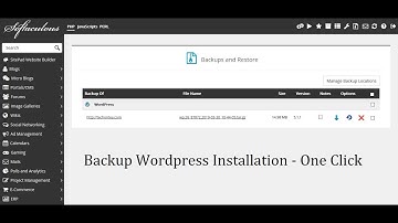 Backup WordPress using Softaculous from cPanel - The Easy Way
