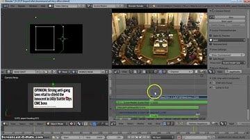 TV News Motion Graphics with Blender