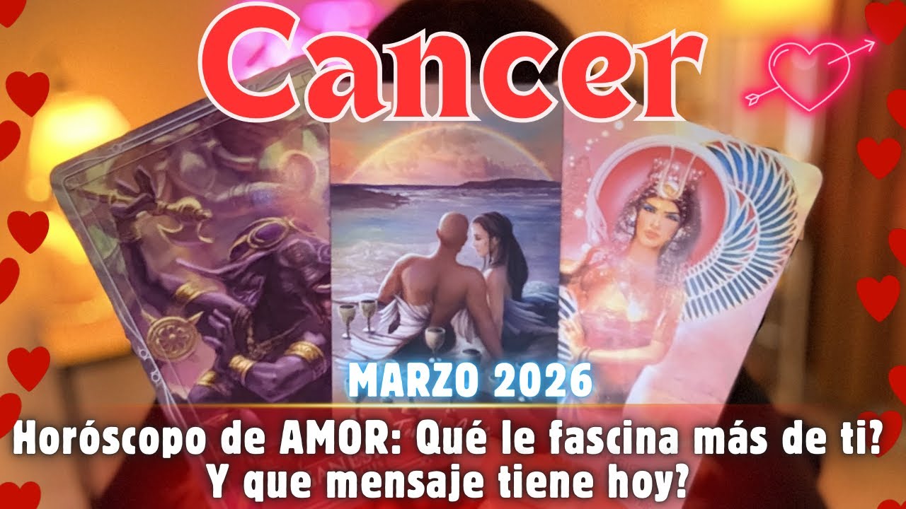CANCER♋️Contigo ha vivido sus días y noches más divinos❤️Tiene mucho que decir❤️MARZO 2026 