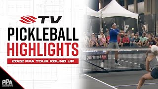 Jay Devilliers Backhand Pickleball Highlight - 2022 PPA Tour Round Up Mixed Doubles