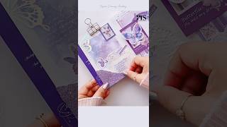 ASMR Journal purple ✨ #asmr #scrapbooking #journaling