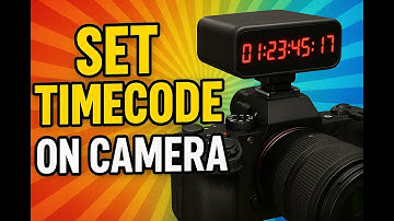HƯỚNG DẪN SET TIMECODE CHÍNH XÁC CHO MỌI LOẠI CAMERA