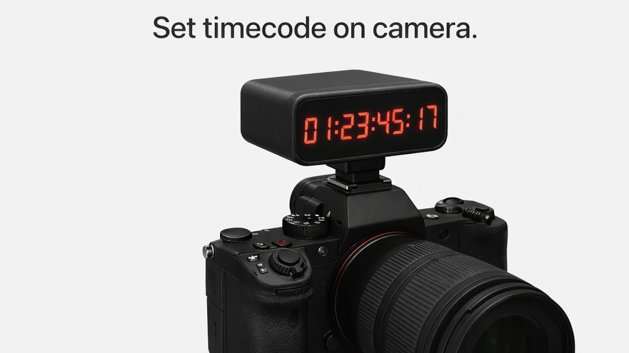 HƯỚNG DẪN SET TIMECODE CHÍNH XÁC CHO MỌI LOẠI CAMERA - YouTube
